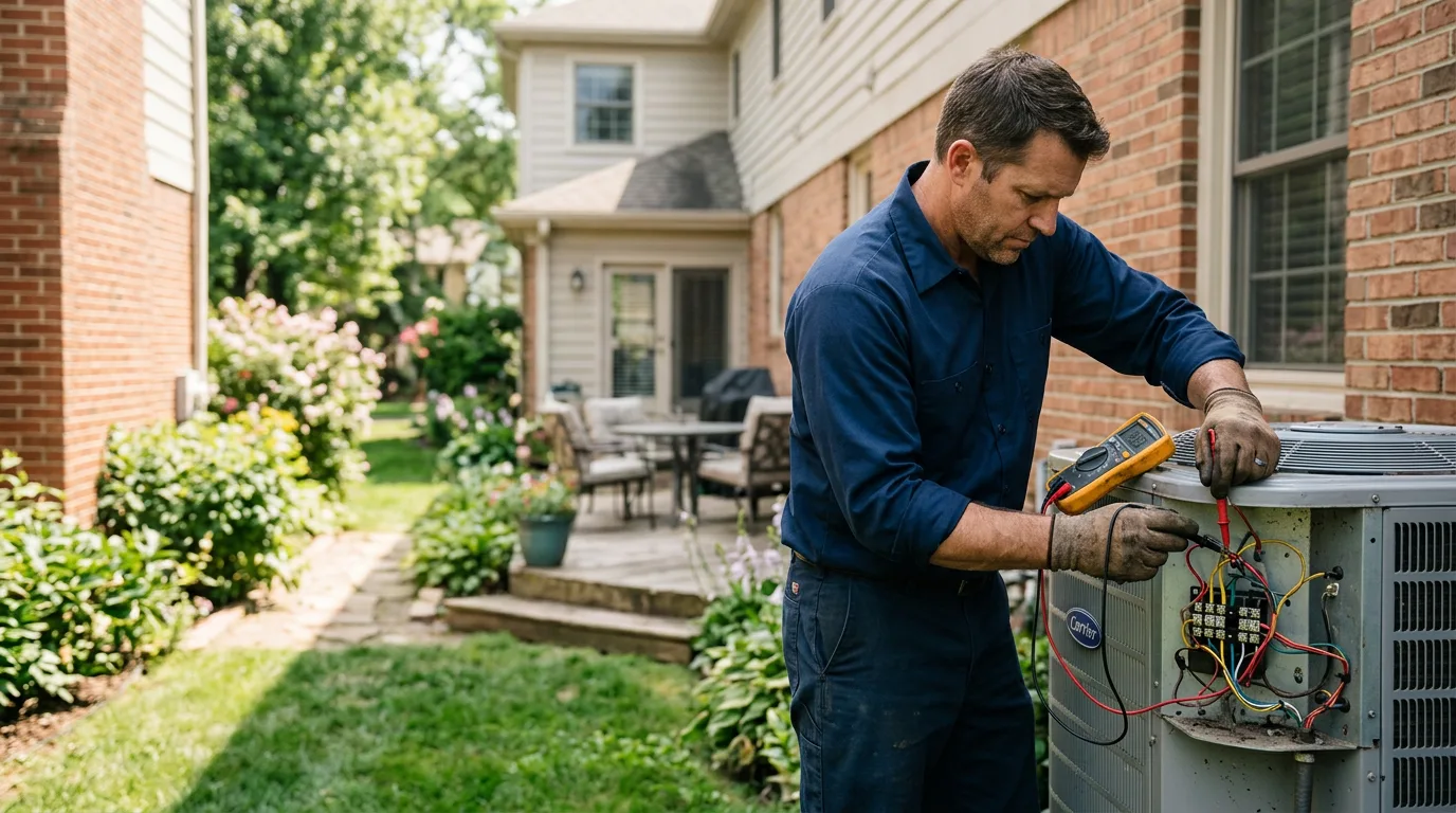 HVAC technician working near Lawrence, NE